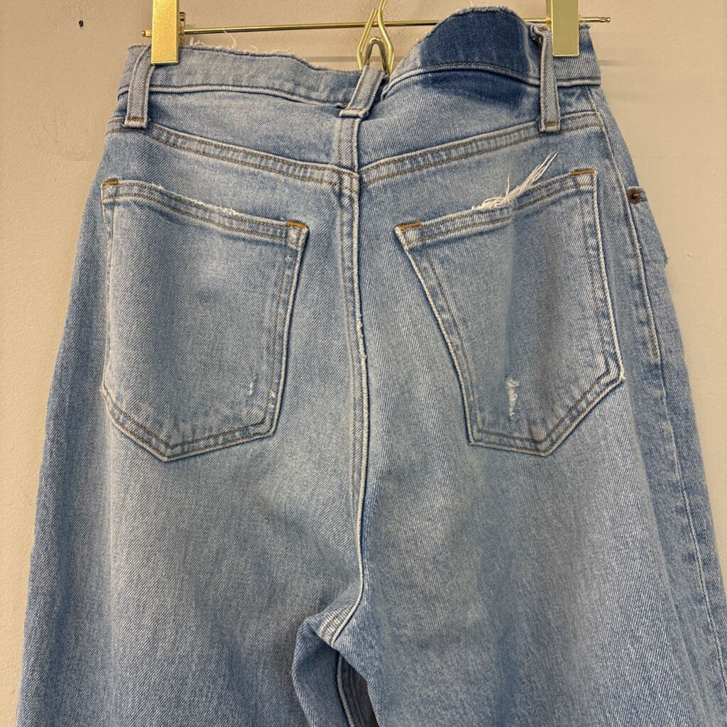 Abercrombie and Fitch Medium Wash The 90s Straight Ultra High Rise Jeans 26