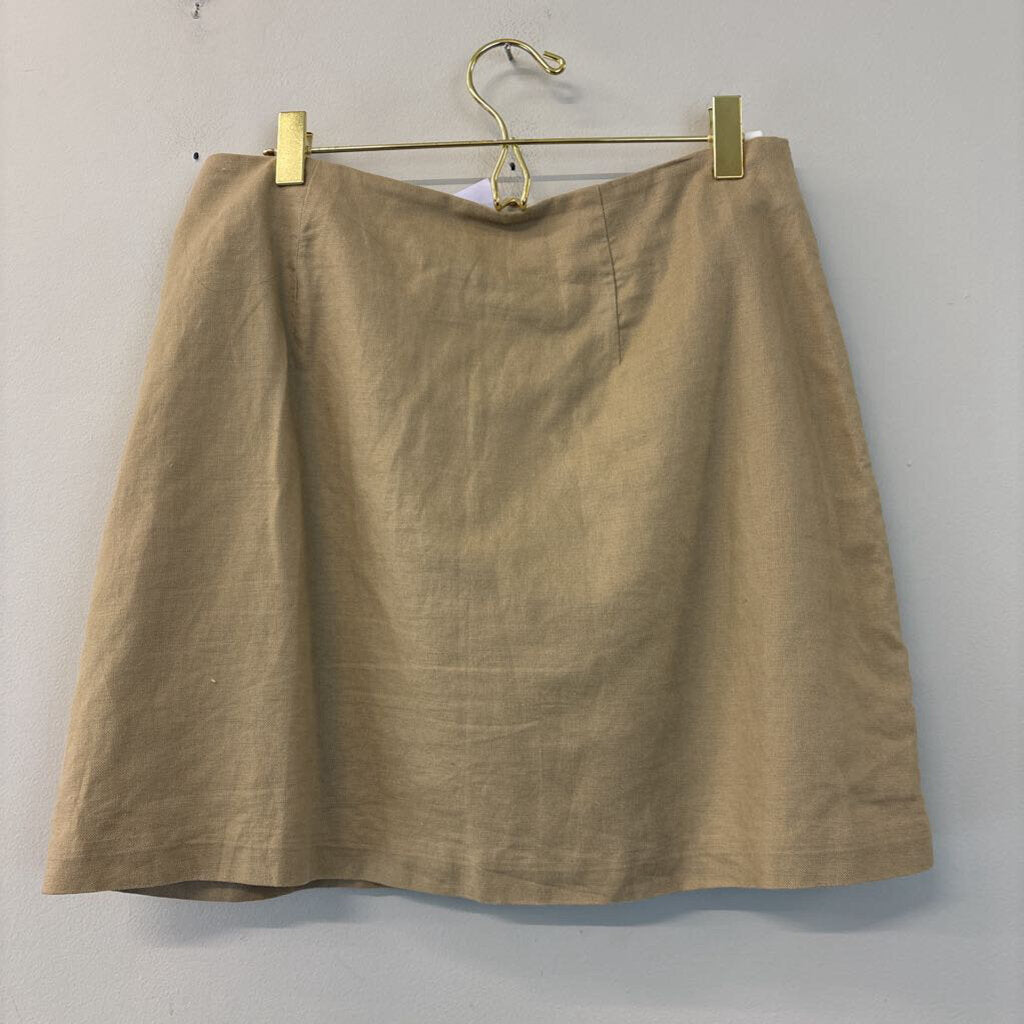 Gap Tan Wrap Skirt Medium