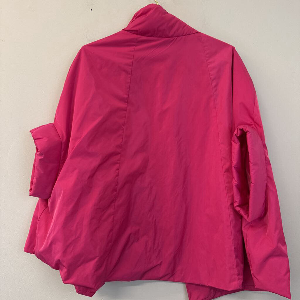 Planet by Lauren G Pink Nylon Cape Jacket Large