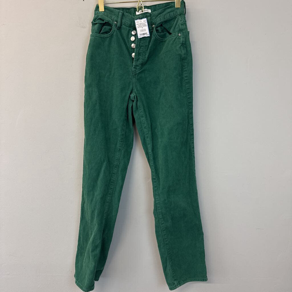 PacSun Green Corduroy Straight Leg Pants 23