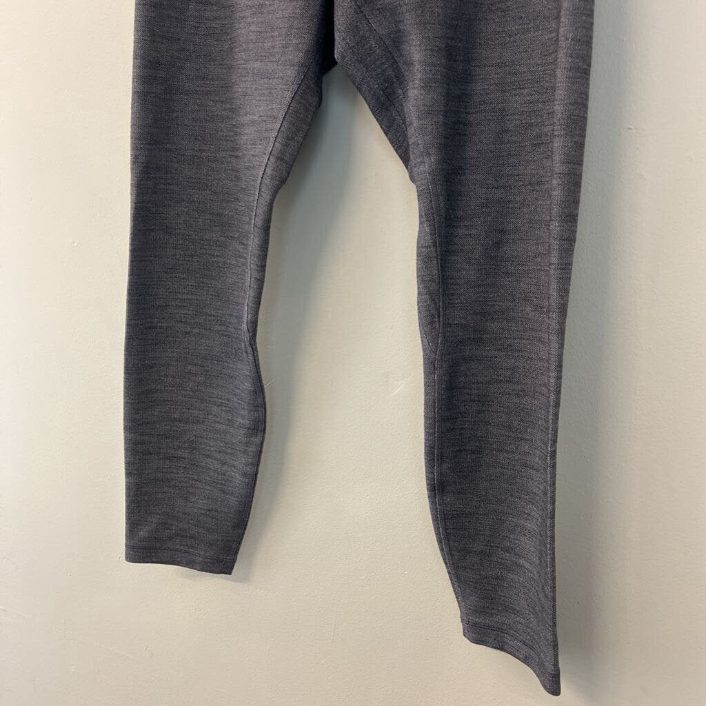 Lululemon Blue Textured Print Cropped Leggings 10