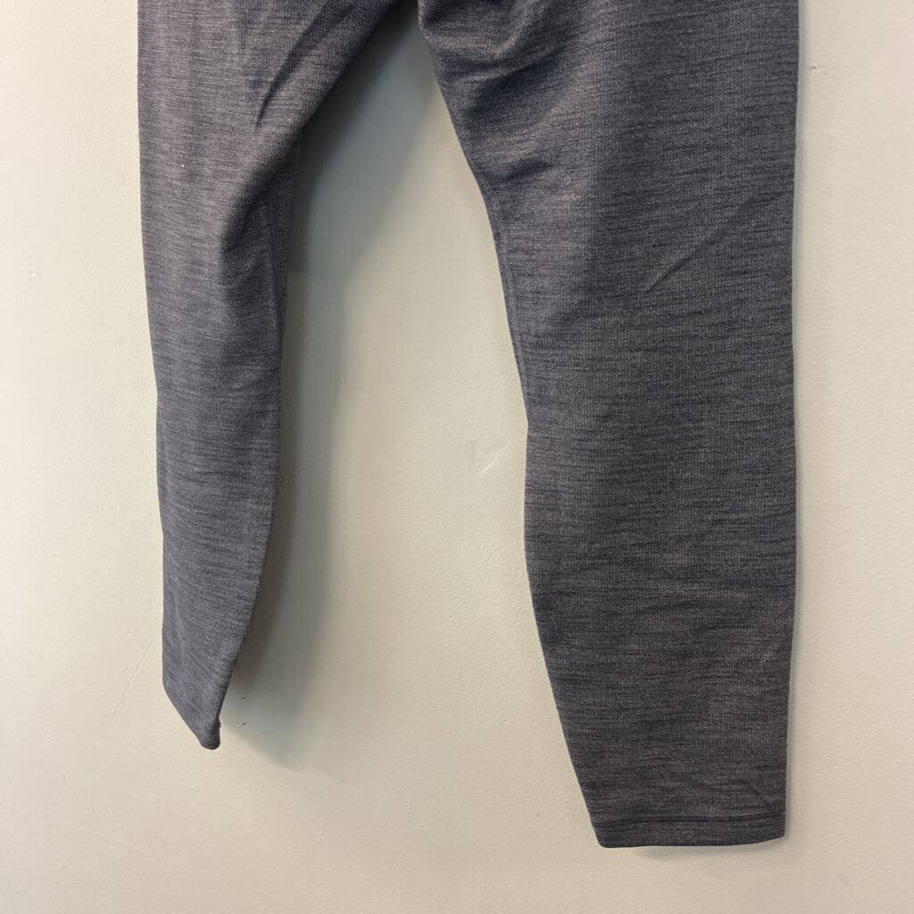 Lululemon Blue Textured Print Cropped Leggings 10