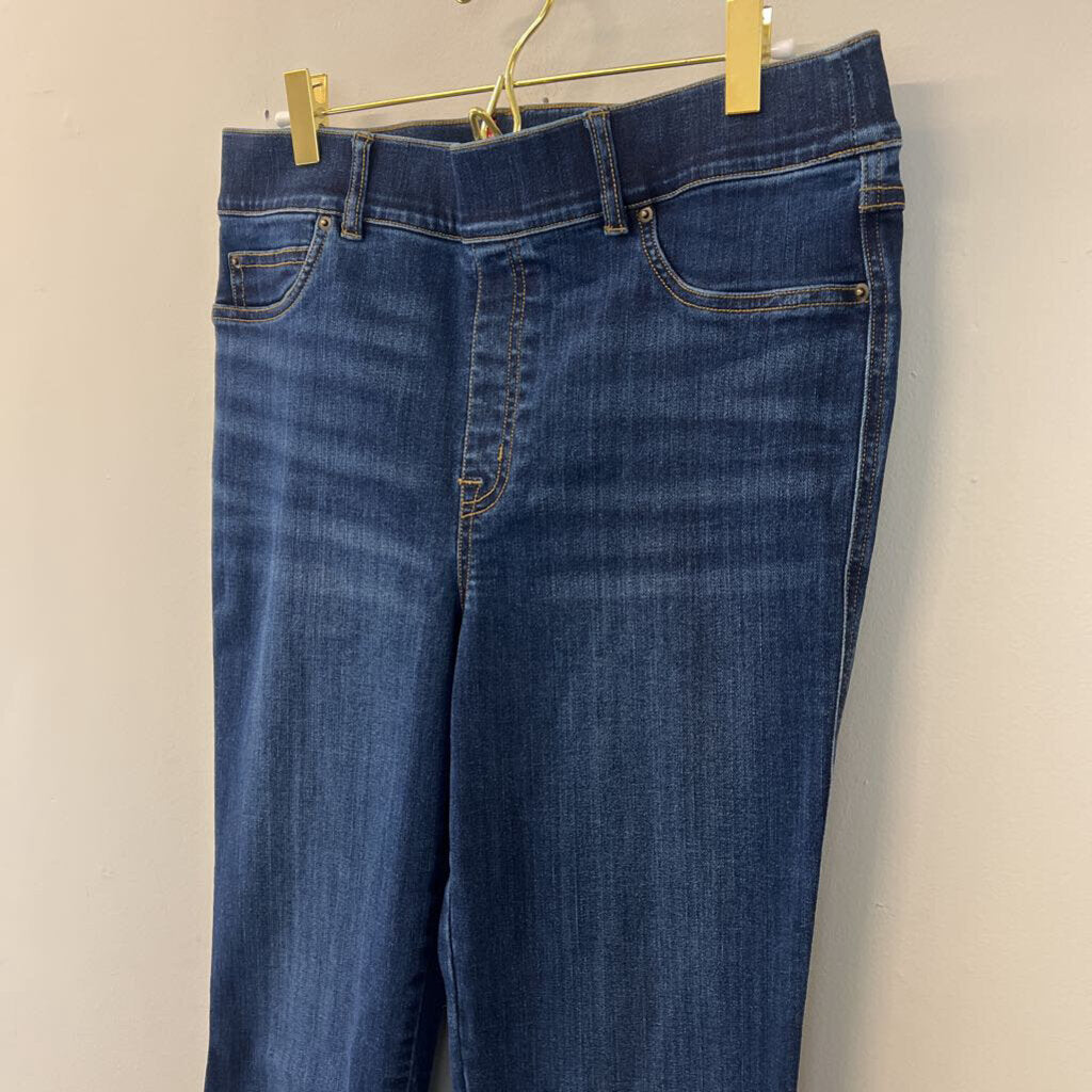 Spanx Dark Wash Flare Jeans Large