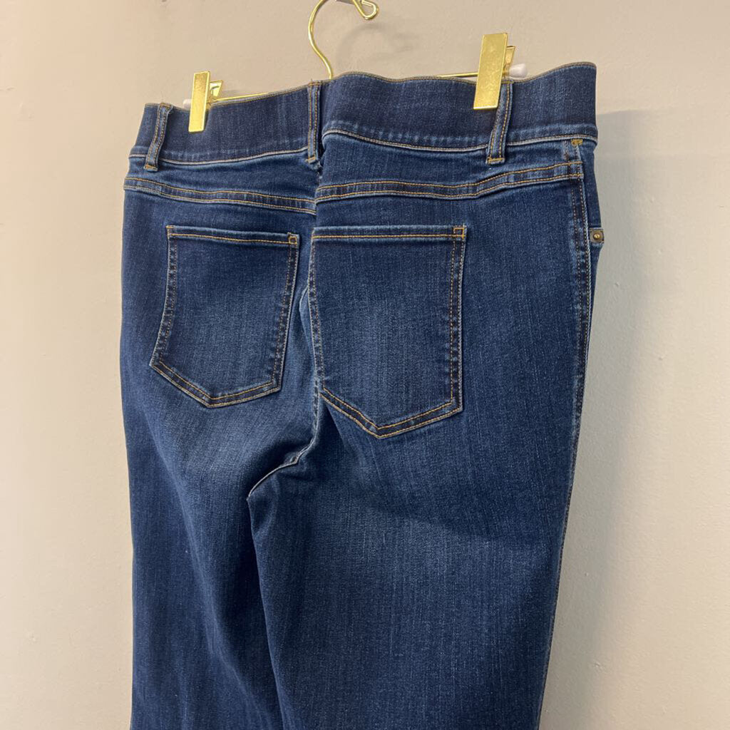 Spanx Dark Wash Flare Jeans Large