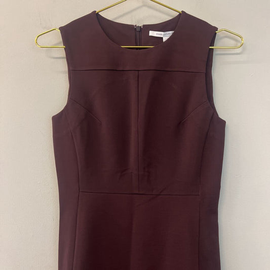 Diane Von Furstenberg Dark Purple Fitted Tank Dress 4