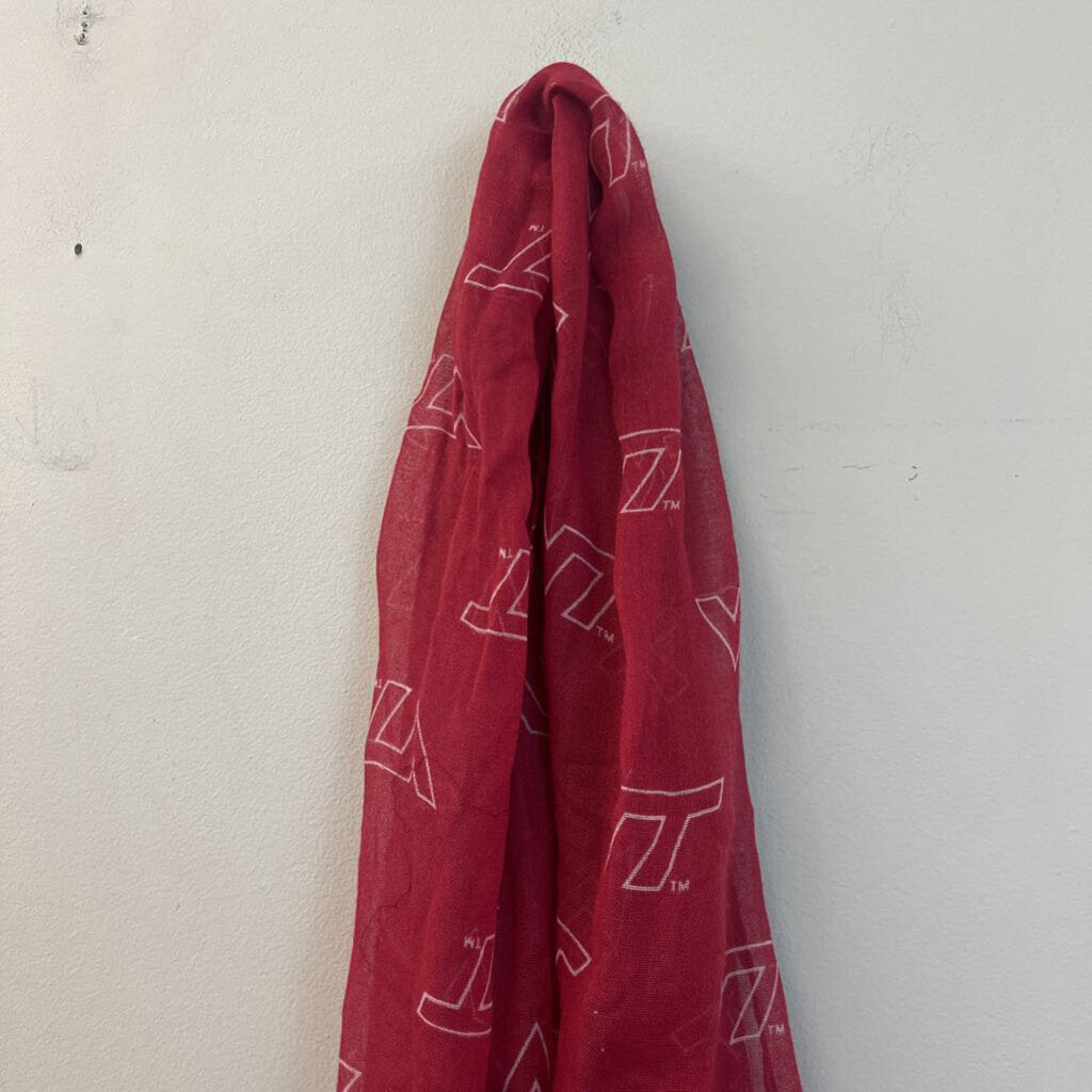 Burgundy VT Scarf