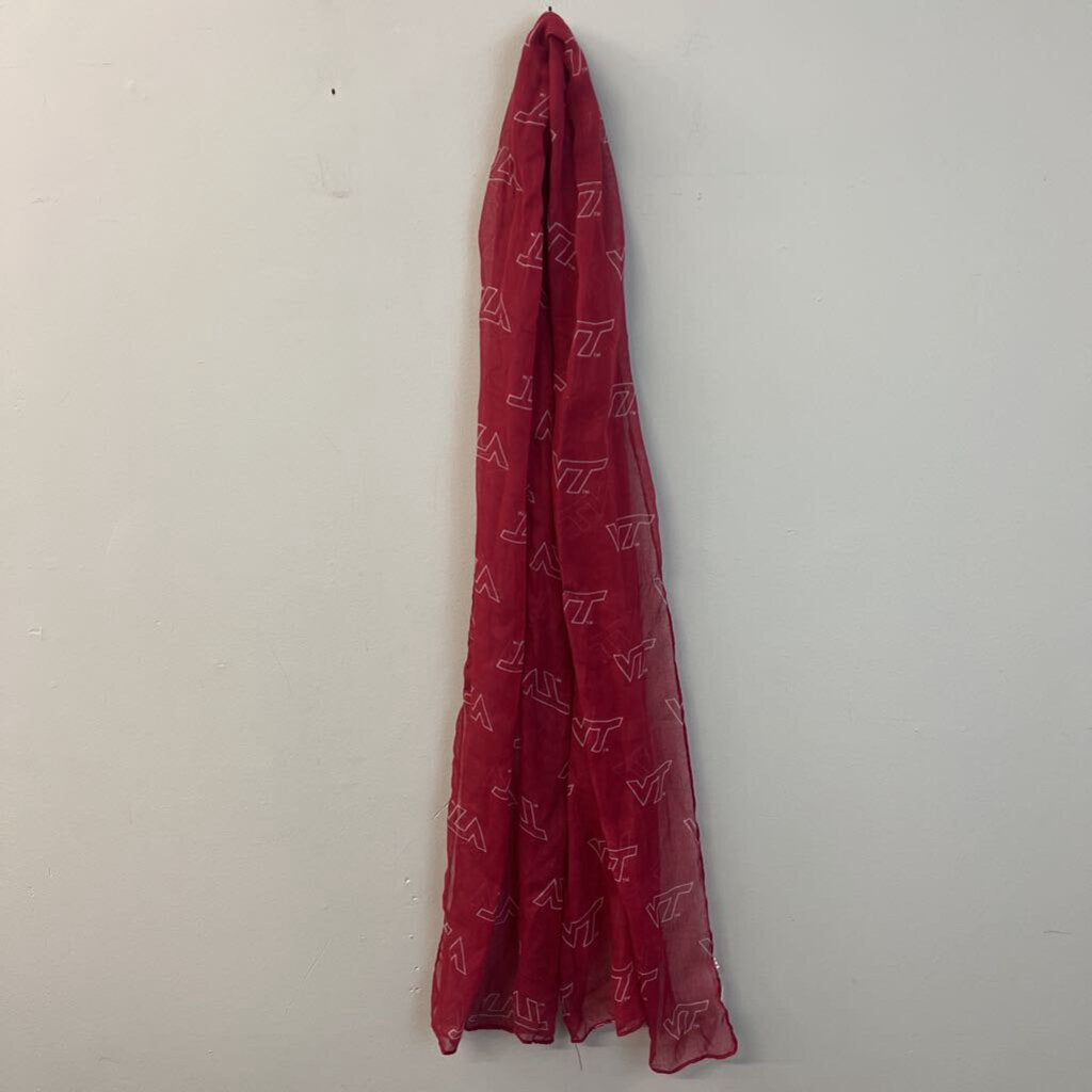 Burgundy VT Scarf