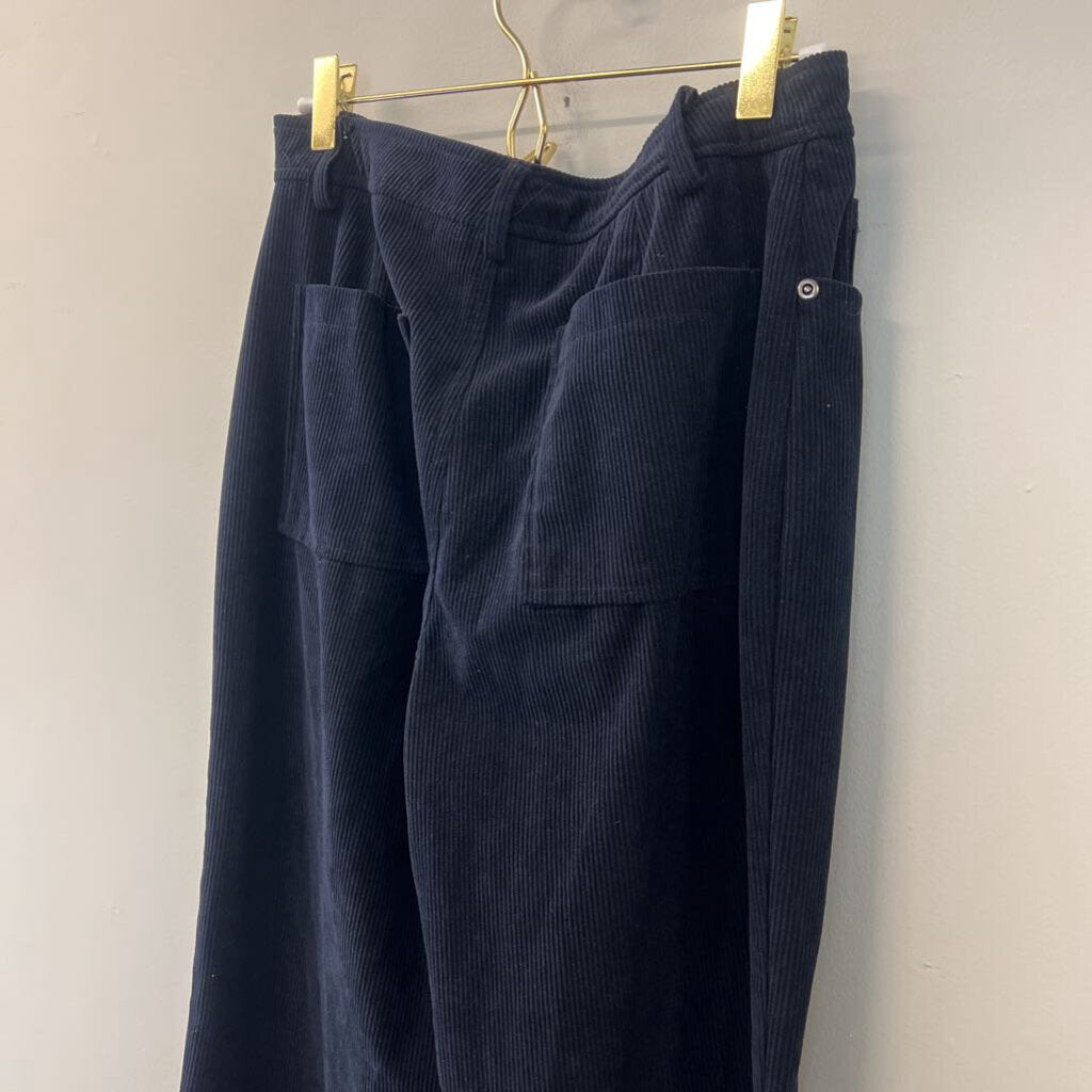 Seven For All Mankind Navy Corduroy Pants Small