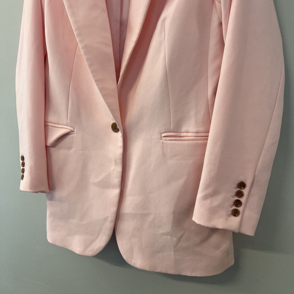 On 34th Light Pink Blazer Jacket 8