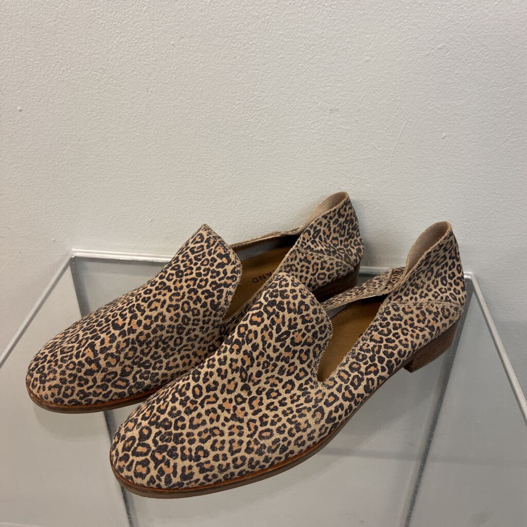 Lucky Brand Sophia Leopard Loafer Flats 8