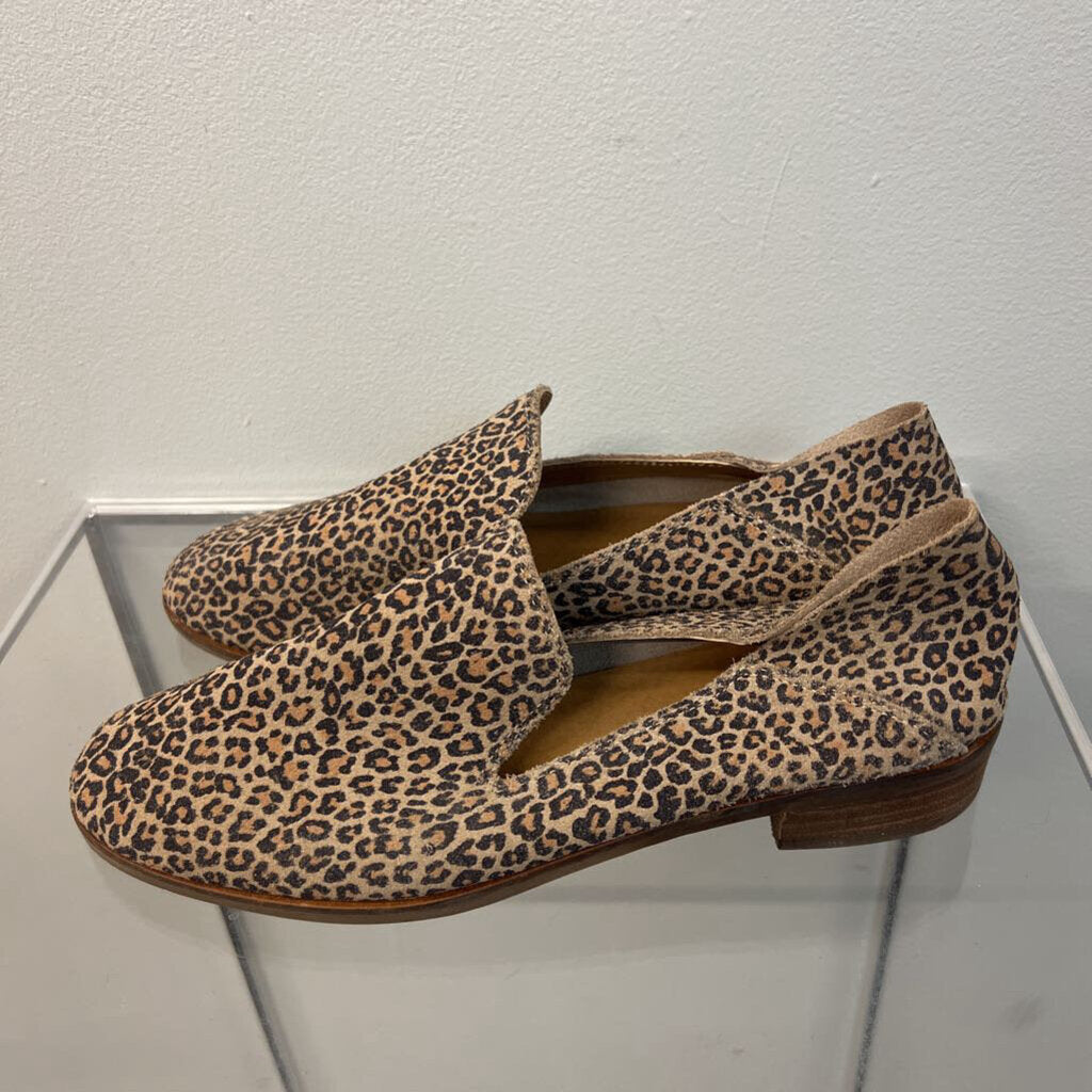 Lucky Brand Sophia Leopard Loafer Flats 8