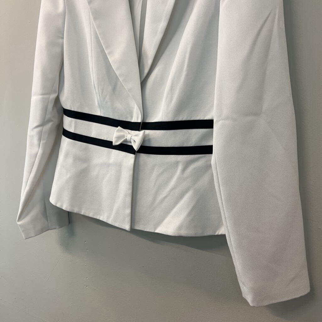 Giorgio Sant' Angelo White/ Black Blazer Jacket 8