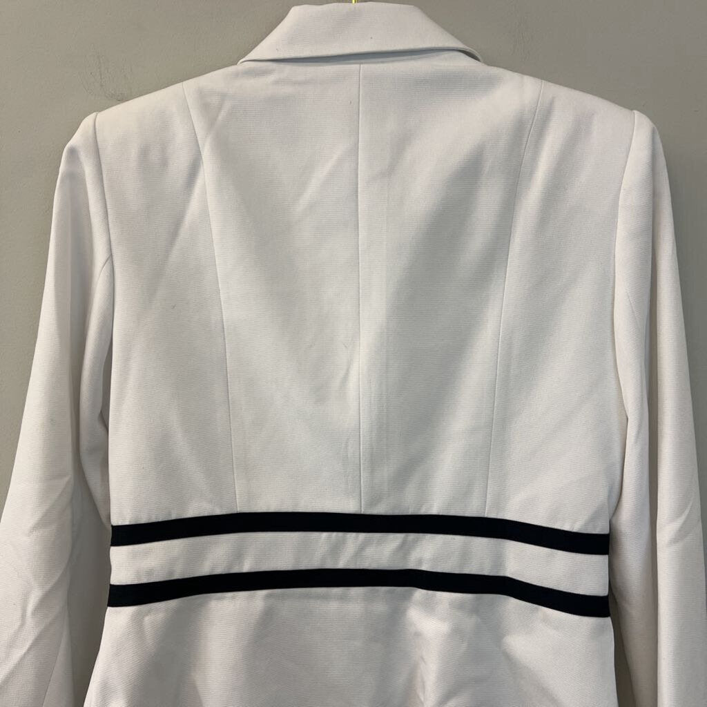 Giorgio Sant' Angelo White/ Black Blazer Jacket 8