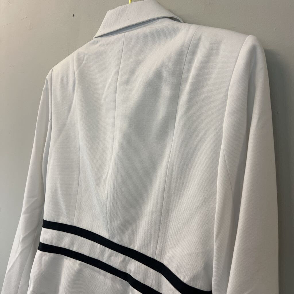 Giorgio Sant' Angelo White/ Black Blazer Jacket 8