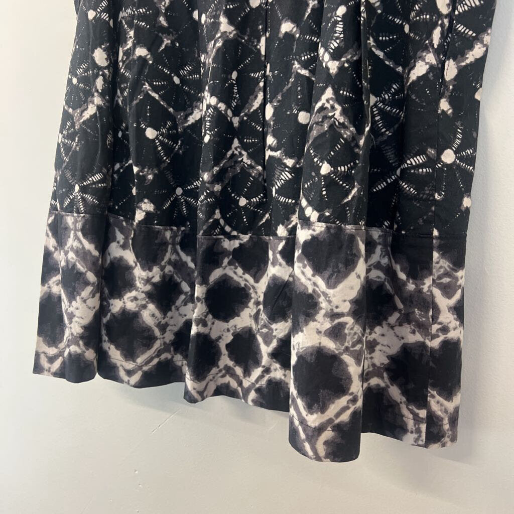 Thakoon Black/ White Print Skirt 20W