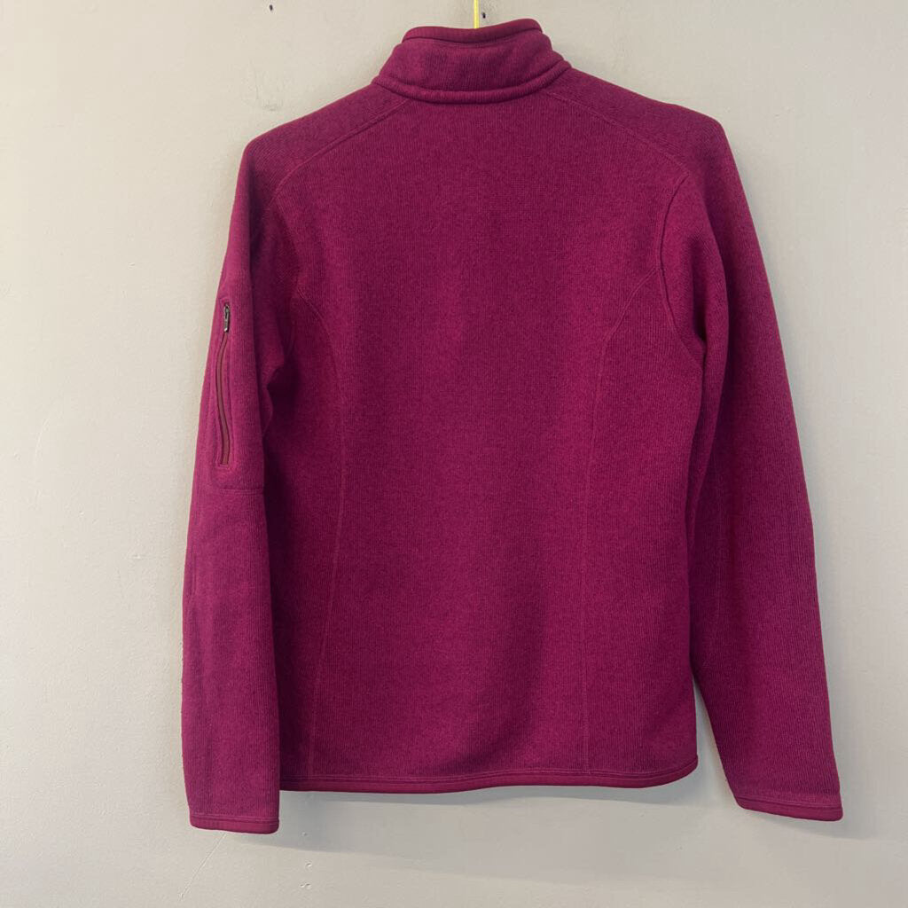 Patagonia Cranberry Long Sleeve Quarter Zip Pullover Medium