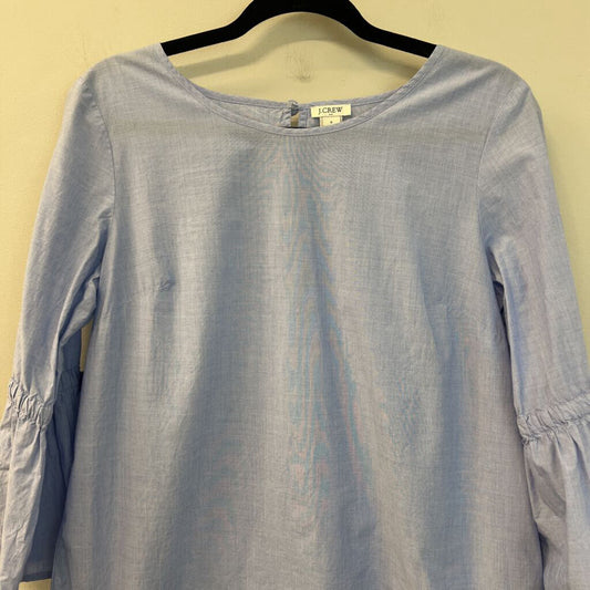 J Crew Blue Bell Sleeve Top Small