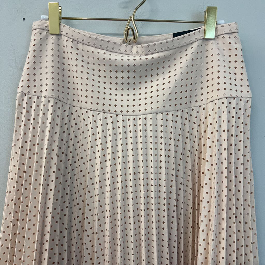 J Crew Beige Burnout Mini Skirt 2