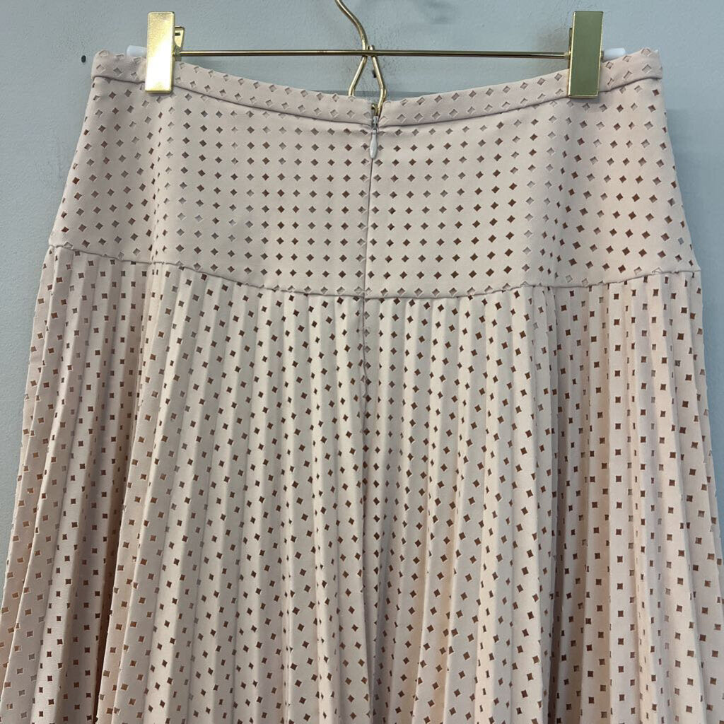 J Crew Beige Burnout Mini Skirt 2