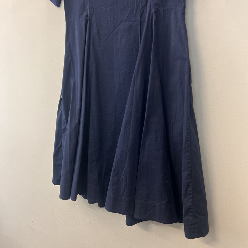 COS Navy Short Sleeve Dress 2