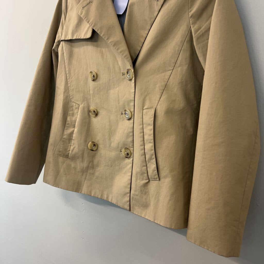 J Crew Camel Double Breasted Jacket 2