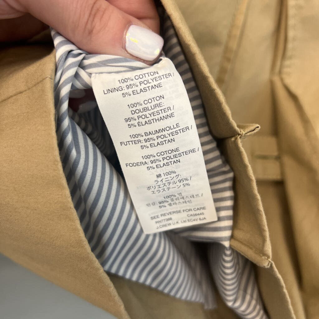 J Crew Camel Double Breasted Jacket 2