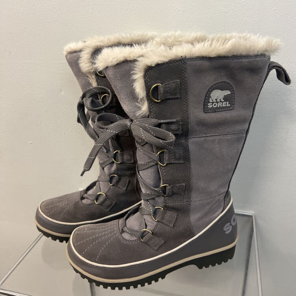 Sorel Grey Tivoli High Waterproof Boots 6