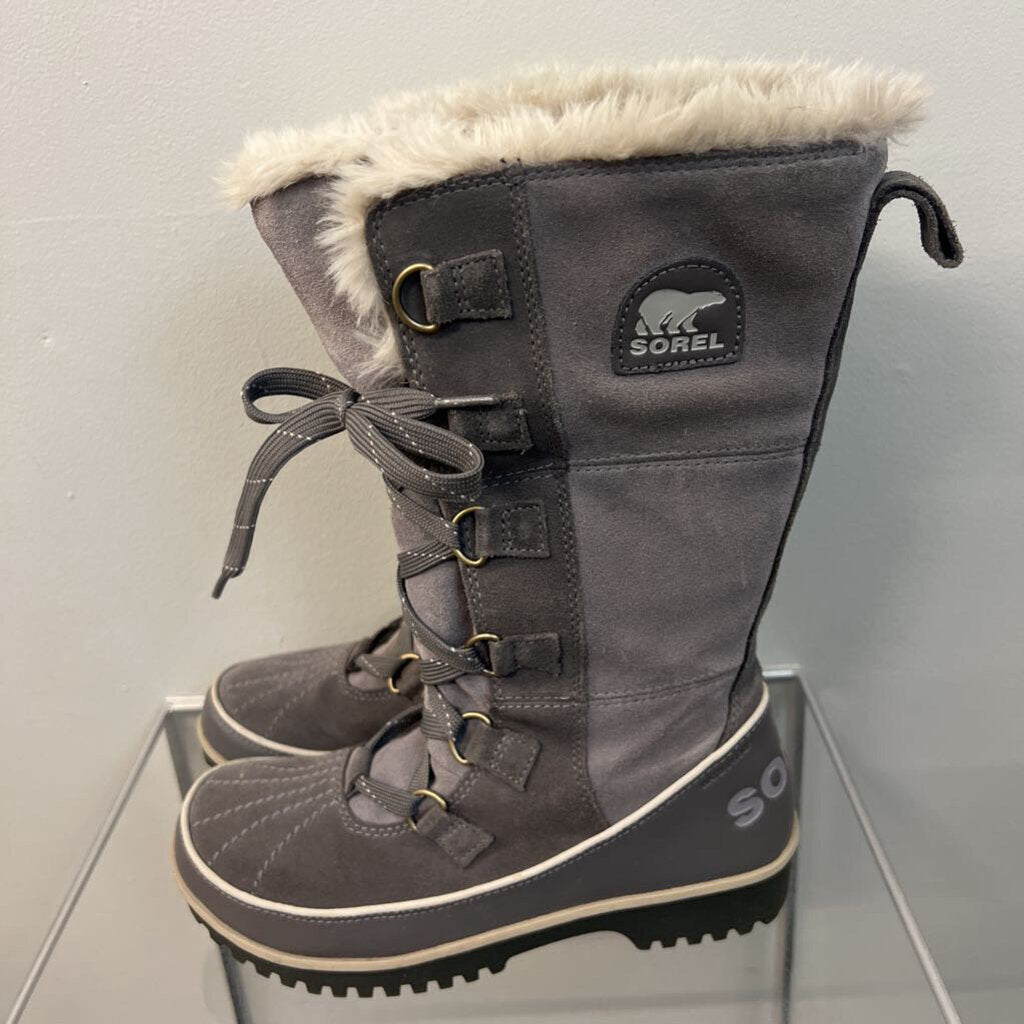 Sorel Grey Tivoli High Waterproof Boots 6