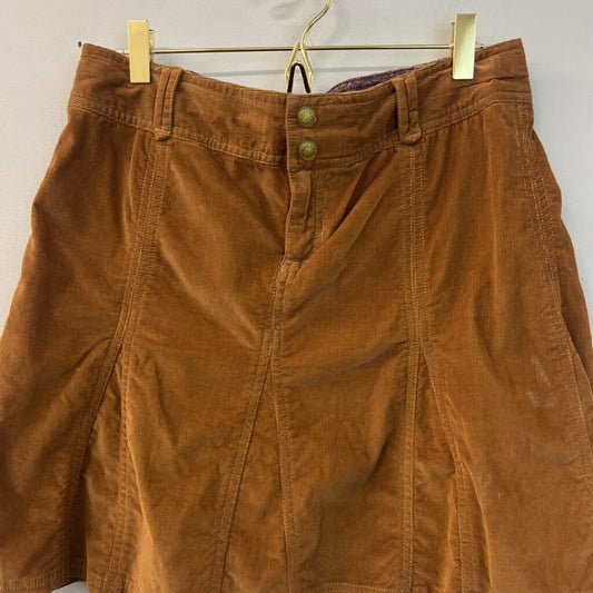 Athleta Brown Corduroy Mini Skirt 6P