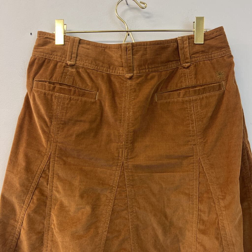 Athleta Brown Corduroy Mini Skirt 6P