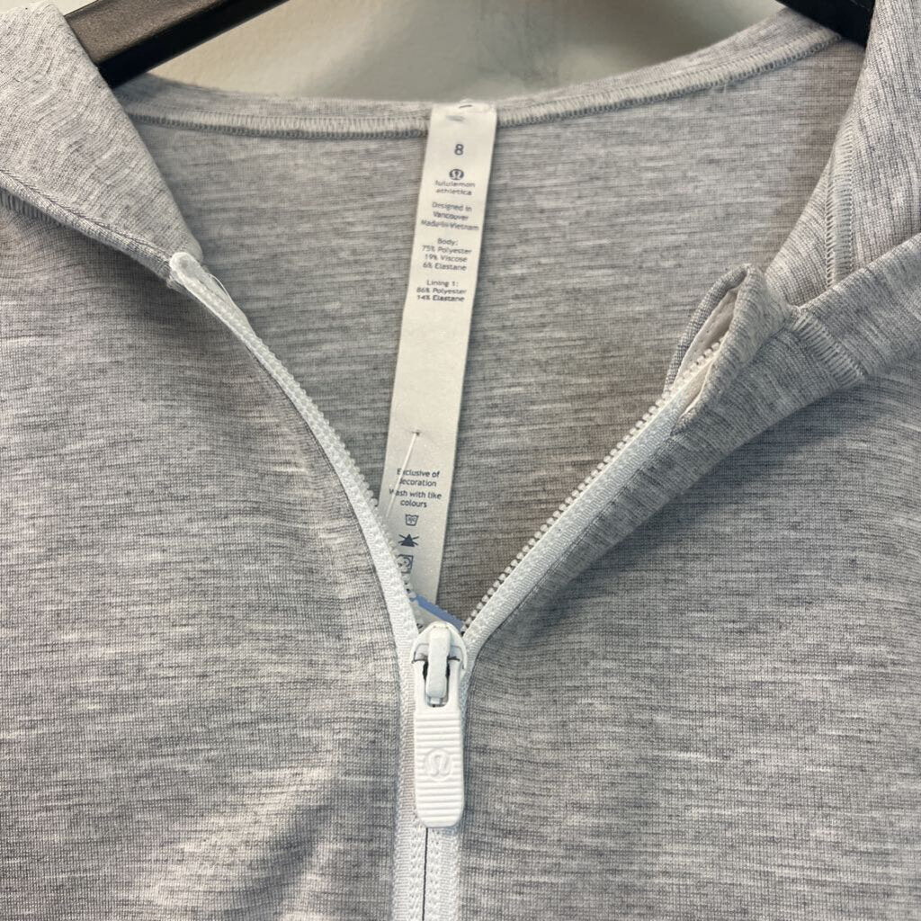 Lululemon Grey Zip Up Hoodie 8