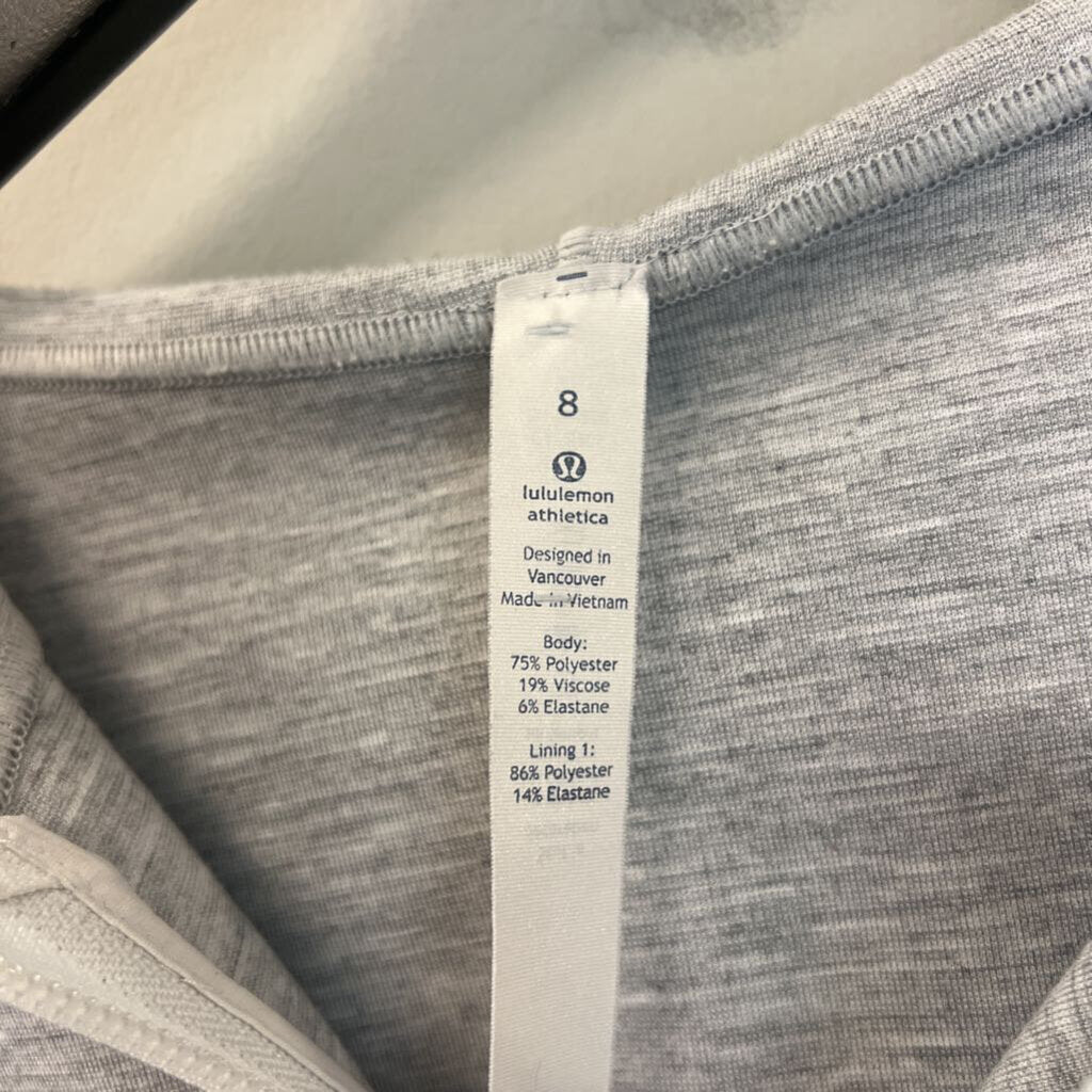 Lululemon Grey Zip Up Hoodie 8