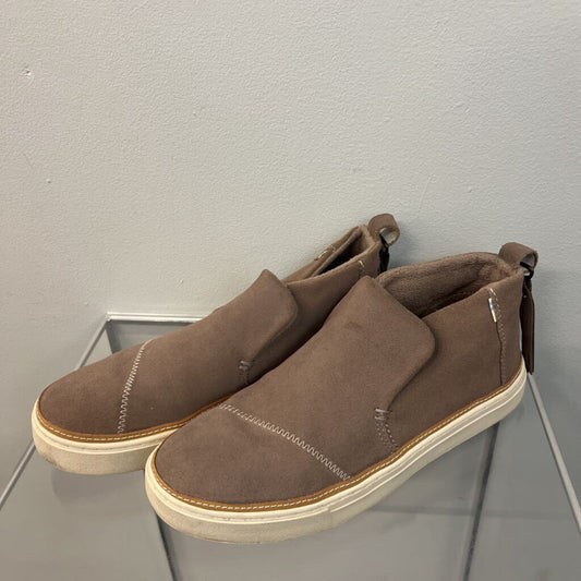 Toms Brown Suede Pull On Paxton Shoes 8