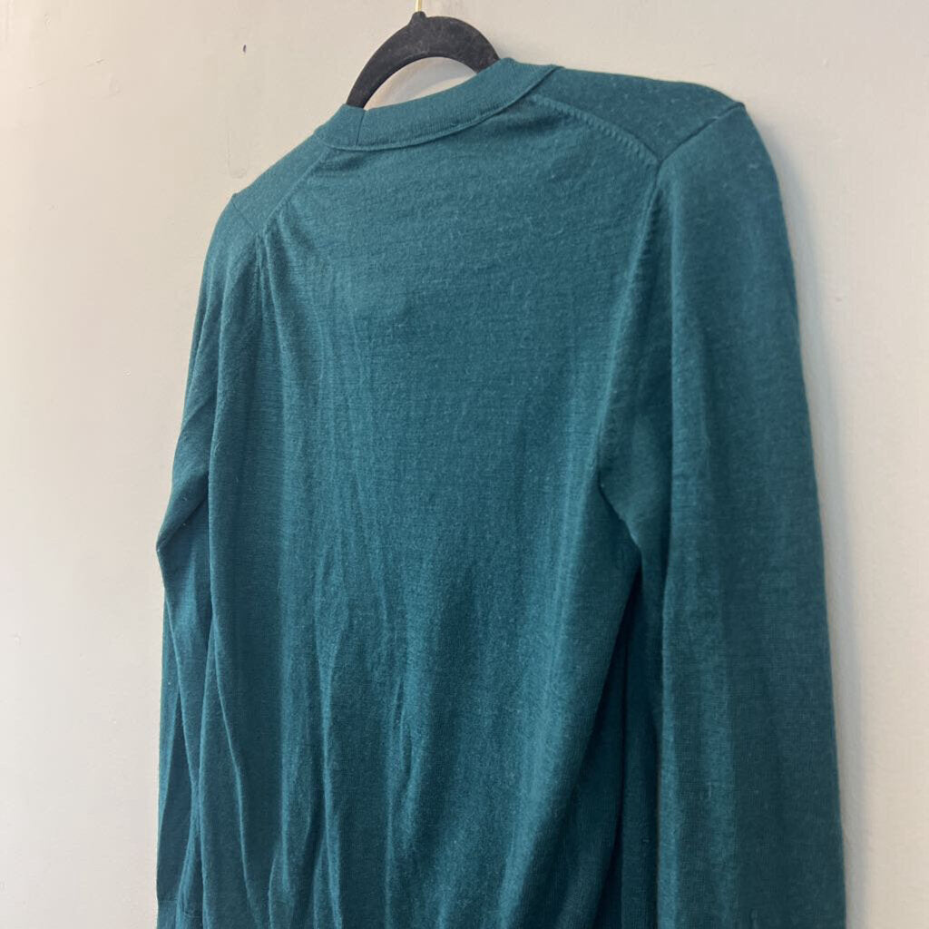 Loft Green Long Sleeve Button Down Cardigan Extra Small