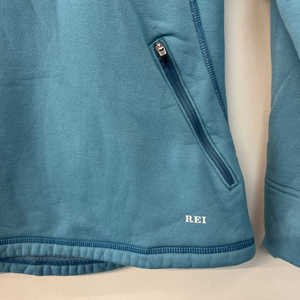 REI Blue Fleece Lined Pullover Medium