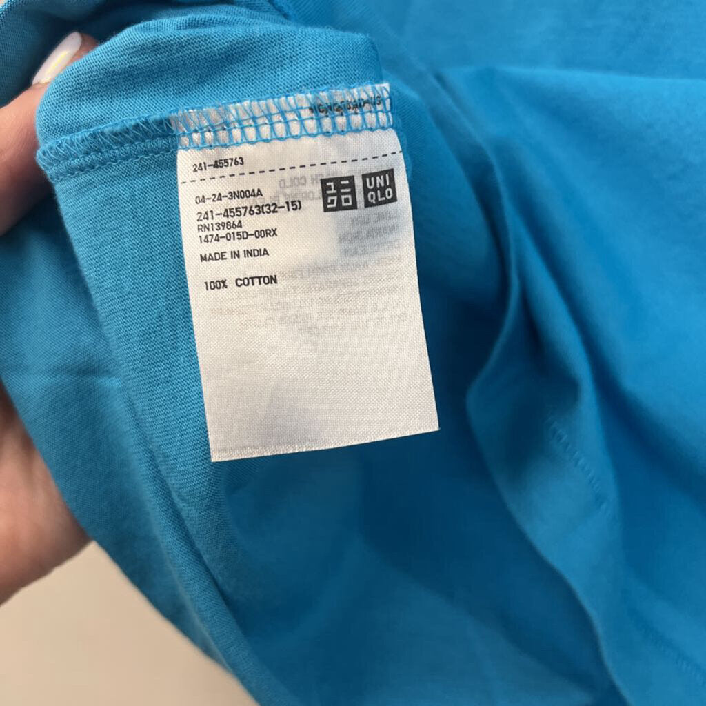 Uniqlo Blue Short Sleeve Tee Small