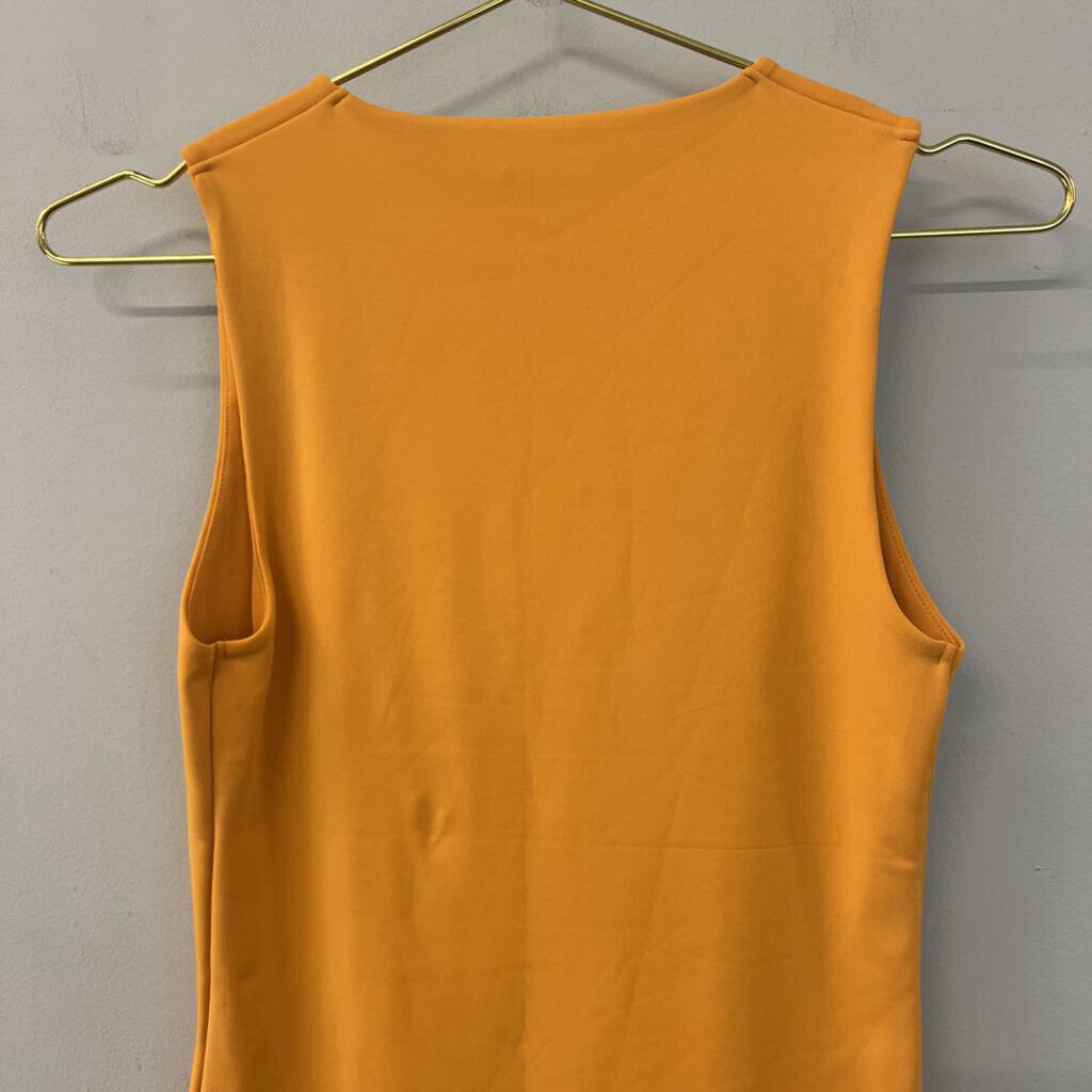 Express Orange Body Contour Tank Small