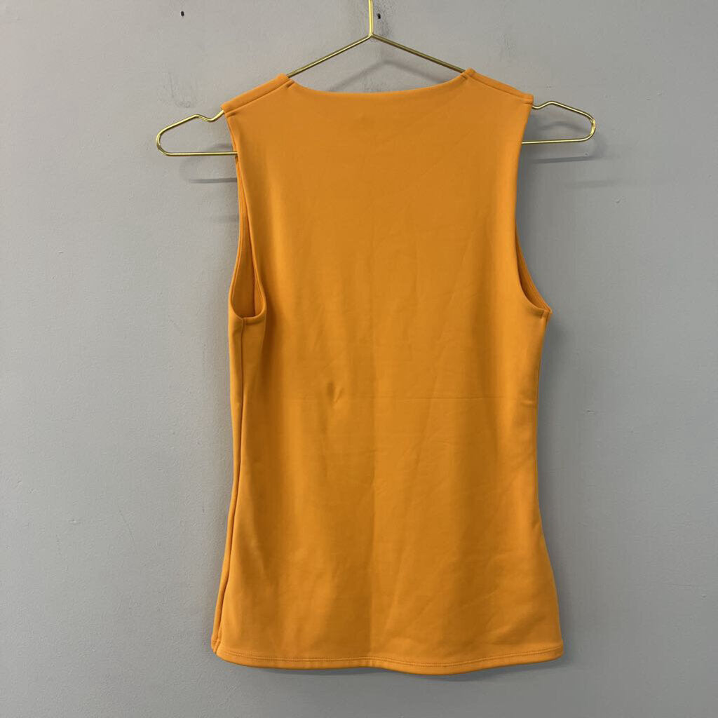 Express Orange Body Contour Tank Small