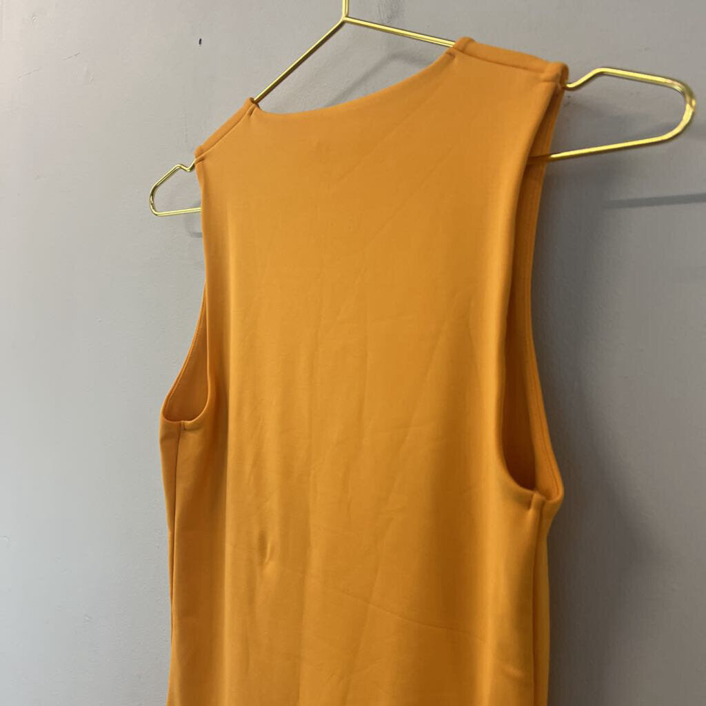 Express Orange Body Contour Tank Small