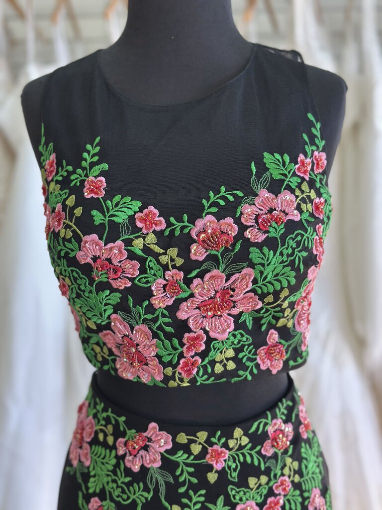 Clarisse Floral Applique Two Piece Formal 11/12