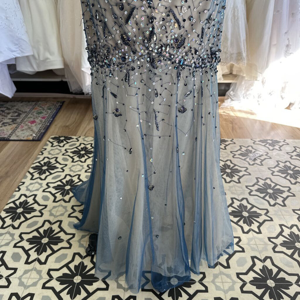 Abby Paris Beaded Mermaid Formal 10