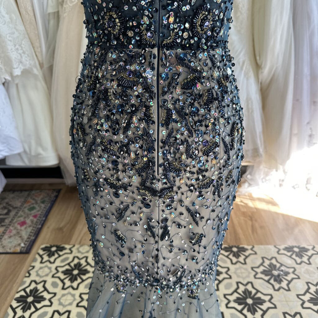 Abby Paris Beaded Mermaid Formal 10