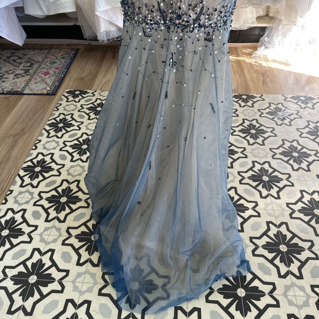 Abby Paris Beaded Mermaid Formal 10