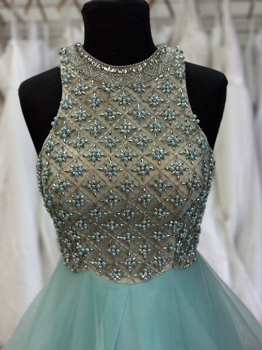 Abby Paris Beaded Top Ballgown 4