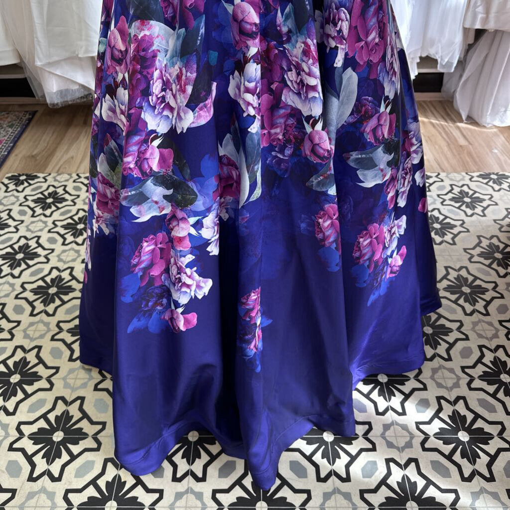 Ellie Wilde Floral Skirt Ballgown 6