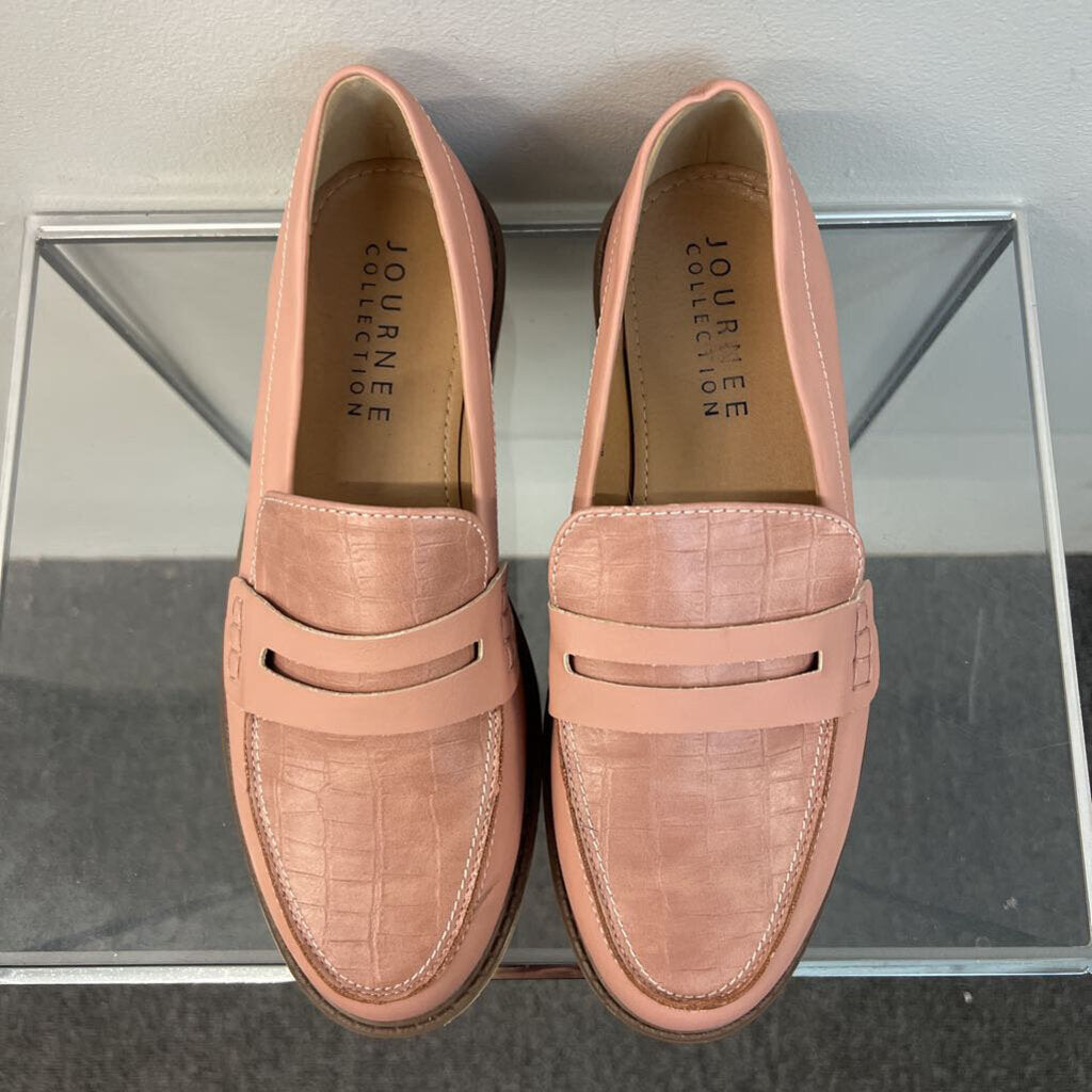 Journee Collection Pink Kenly Statement Loafers 8