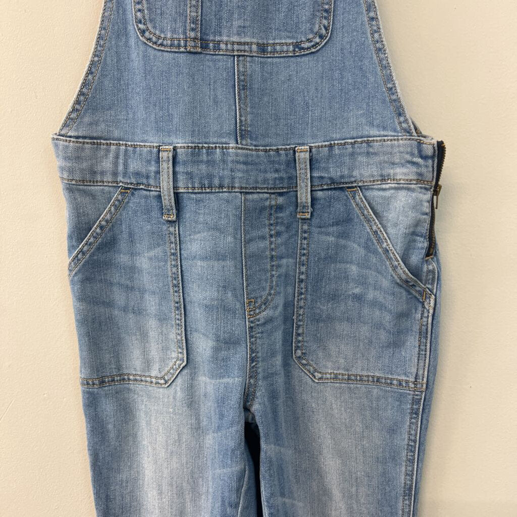 Gap Light Wash Skinny Leg Overalls Extra Small