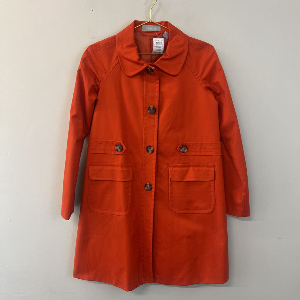 Liz Claiborne Orange Long Jacket Small