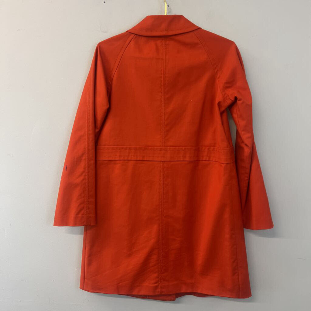 Liz Claiborne Orange Long Jacket Small