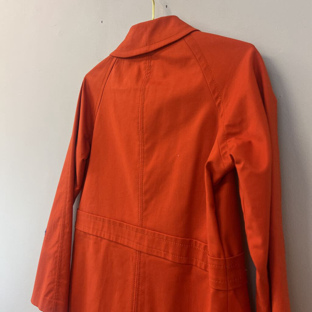 Liz Claiborne Orange Long Jacket Small